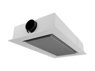 PARASOL Zenith with design kit and coanda frame for suspended installation